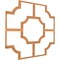 Ekena Millwork 66 56W x 66 56H x 14T Large Bradley Decorative Fretwork Wood Ceiling Panels, Cherry CELW67X67X0250BRDCH - alternate 7